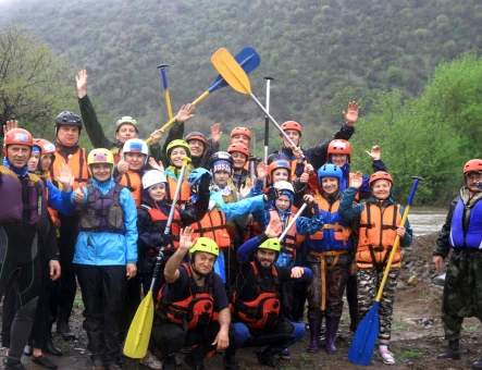 Rafting on Debed River