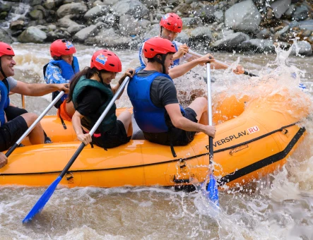 Rafting on Debed River