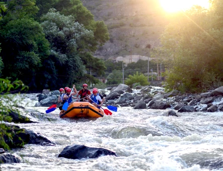 Rafting on Debed River