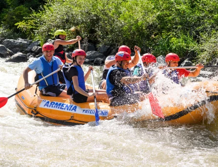 Rafting on Debed River