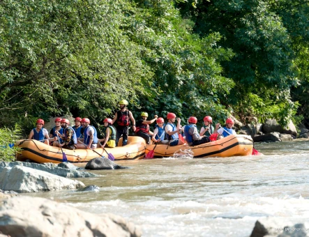 Rafting on Debed River