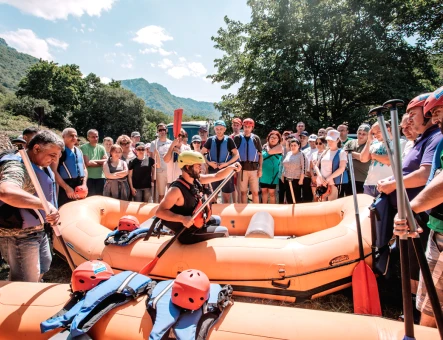 Rafting on Debed River