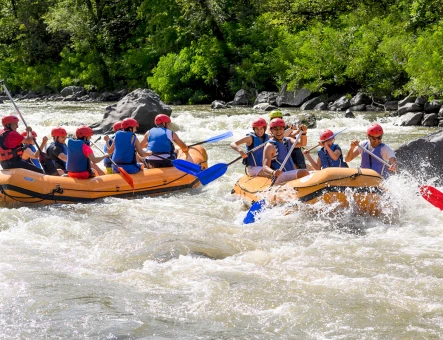 Rafting on Debed River