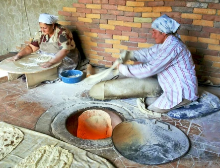 Lavash baking master class