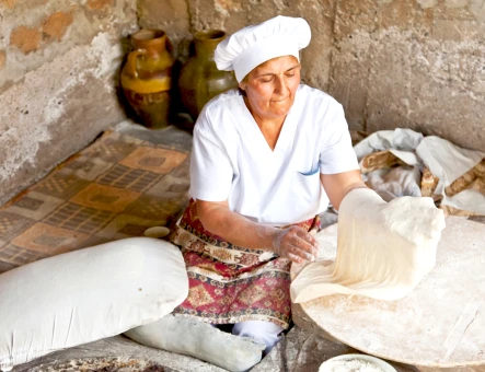 Lavash baking master class