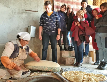 Lavash baking master class