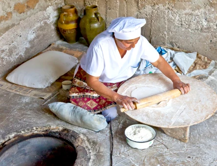 Lavash baking master class
