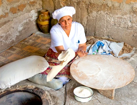 Lavash baking master class