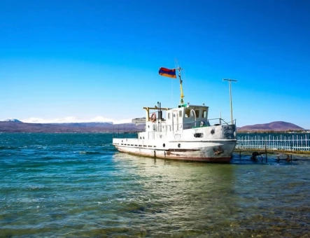 Fishing in Lake Sevan
