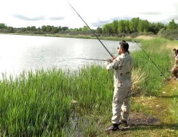 Pesca nel lago Sevan