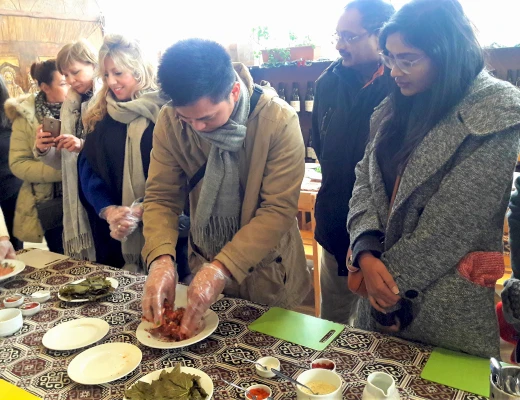 Atelier de préparation de tolma