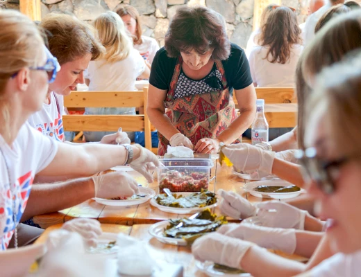 Atelier de préparation de tolma