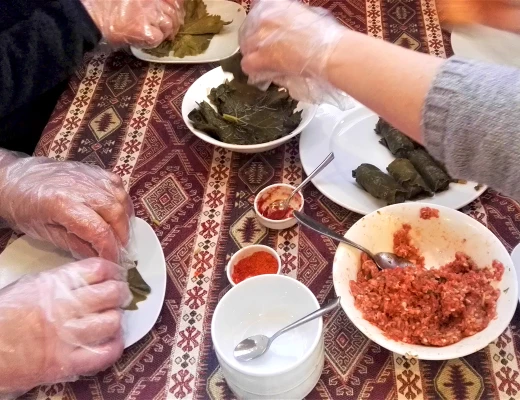 Atelier de préparation de tolma