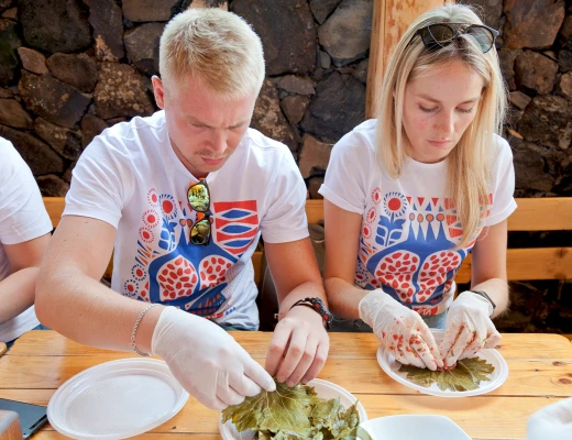 Atelier de préparation de tolma