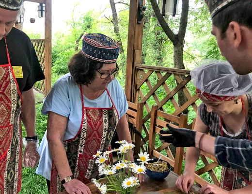 Atelier de préparation de tolma