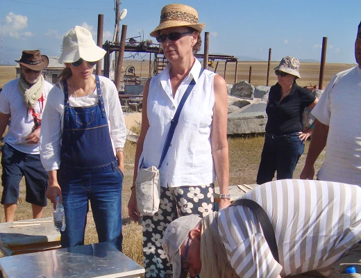 Atelier de sculpture sur khatchkar à Noratous