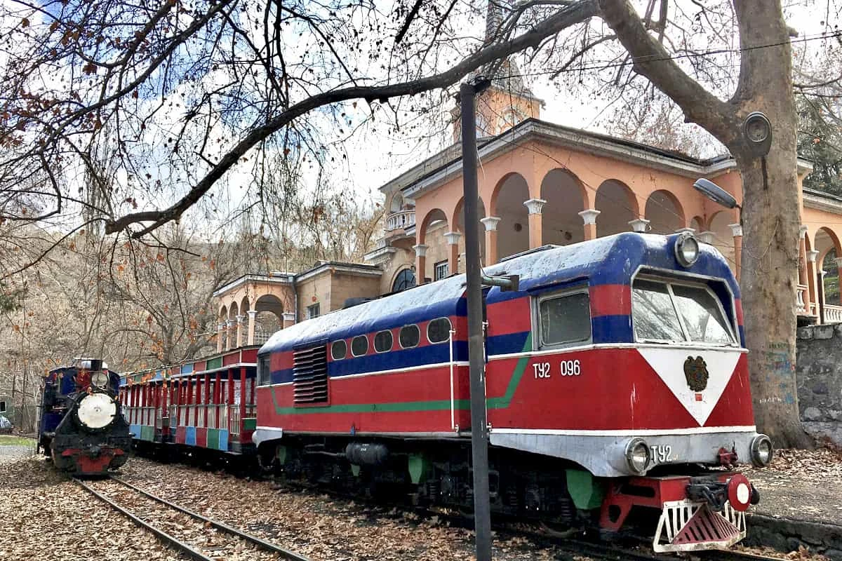 Yerevan Children's Railway The best locations to visit in Yerevan and its surroundings: Yerevan Children's Railway