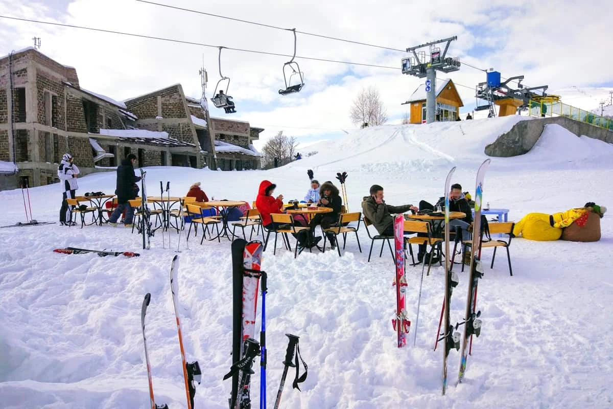 Second station of the Tsaghkadzor ropeway The best resorts of Armenia: Tsaghkadzor, Sevan, Dilijan and more: Second station of the Tsaghkadzor ropeway