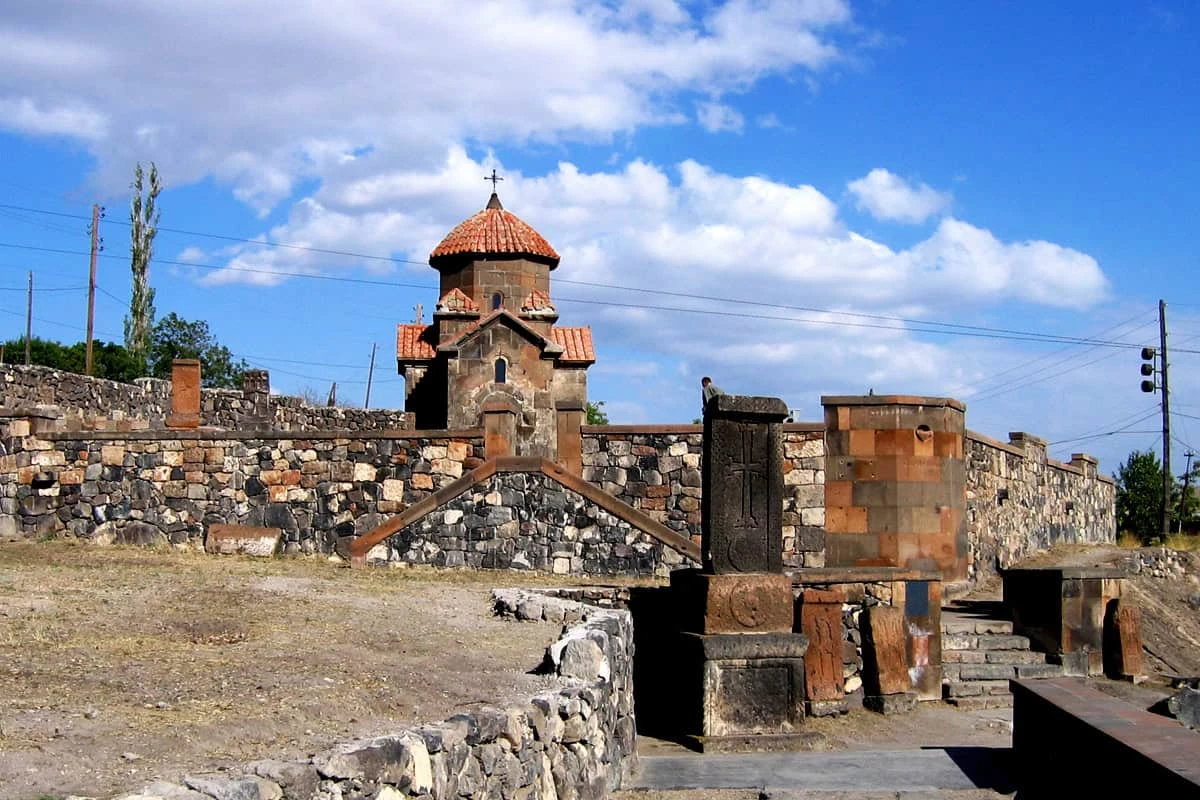 Aragats, Lake Kari, Amberd Fortress and Byurakan in Armenia: Karmravor Church