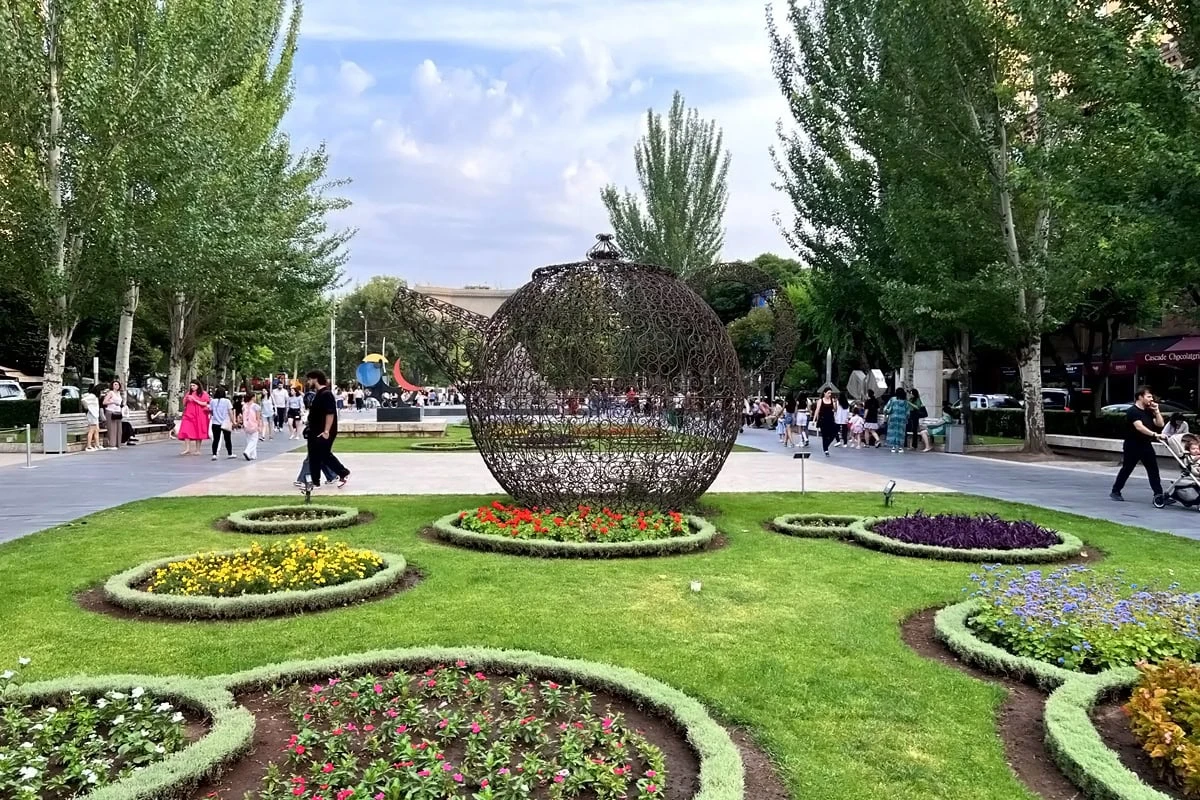 Lieux et itinéraires romantiques à Erevan: Complexe de la Cascade