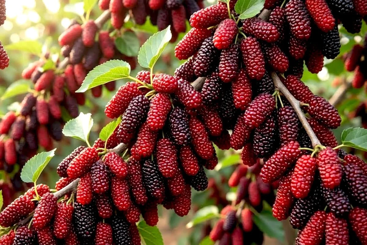 Okotourismus in Armenien: Ihr Guide zu Bauernhofen, Weinbergen und Dorfern: Die süße Fülle der armenischen Obstgärten: reife Maulbeeren bereit zur Ernte