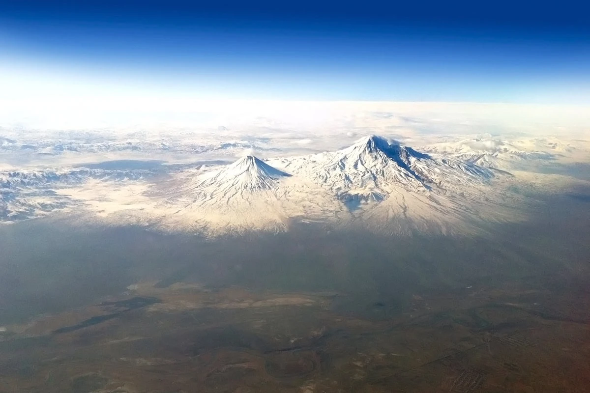 Dove vedere il Monte Ararat: i migliori punti panoramici: Spettacolare vista dell'Ararat dall'alto