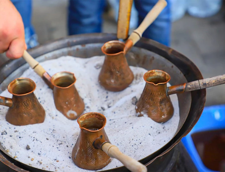 Festa di tè e di caffè