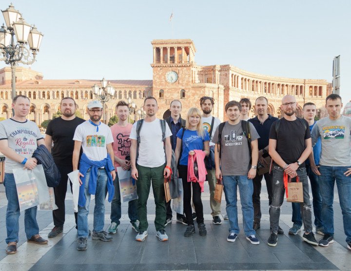 Creación de equipos "Monumentos parlantes" – octubre, 2019. Viaje en Armenia con Hyur Service