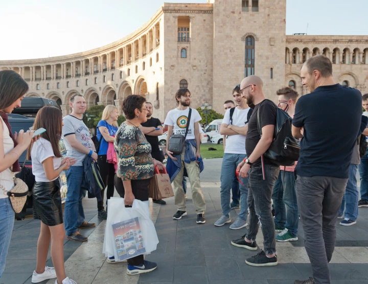 Creación de equipos "Monumentos parlantes" – octubre, 2019. Viaje en Armenia con Hyur Service