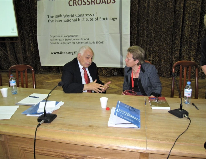 39th IIS World Congress, International Institute of Sociology – "Sociology at the Crossroads", Yerevan. 11-14 June, 2009. Number of participants: 400