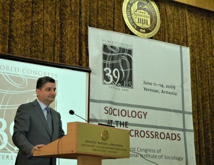 39th IIS World Congress, International Institute of Sociology – "Sociology at the Crossroads", Yerevan. 11-14 June, 2009. Number of participants: 400