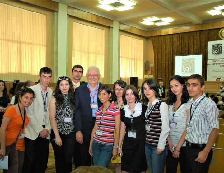 39th IIS World Congress, International Institute of Sociology – "Sociology at the Crossroads", Yerevan. 11-14 June, 2009. Number of participants: 400