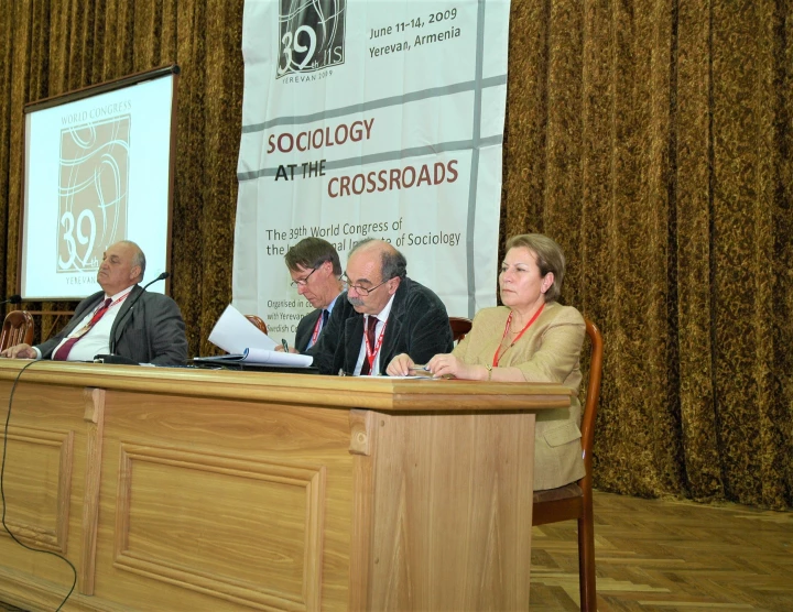 39th IIS World Congress, International Institute of Sociology – "Sociology at the Crossroads", Yerevan. 11-14 June, 2009. Number of participants: 400