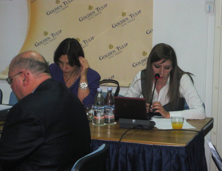 EU-Armenien Seminar der Zivilgesellschaft "Das Recht auf ein faires Verfahren und die Unabhängigkeit der Justiz", Eriwan. 9-10 November, 2010. Anzahl der Teilnehmer: 60