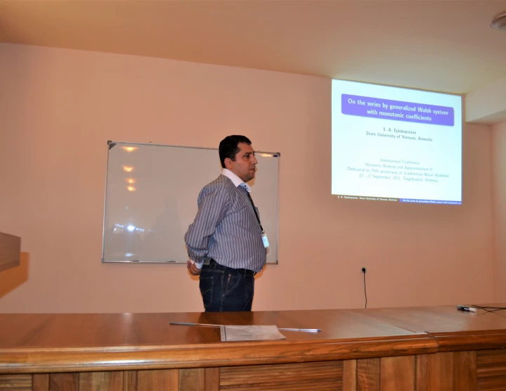 Scientific Conference "Harmonic Analysis and Approximations, V", Tsaghkadzor. 10-17 September, 2011. Number of participants: 100