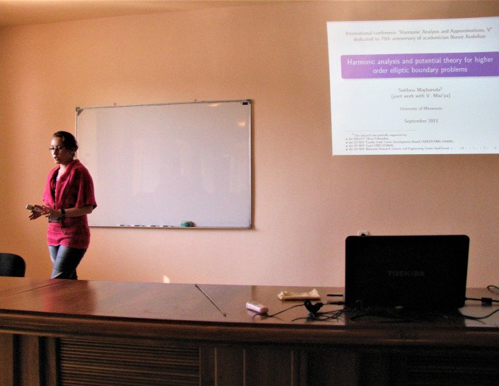 Scientific Conference "Harmonic Analysis and Approximations, V", Tsaghkadzor. 10-17 September, 2011. Number of participants: 100