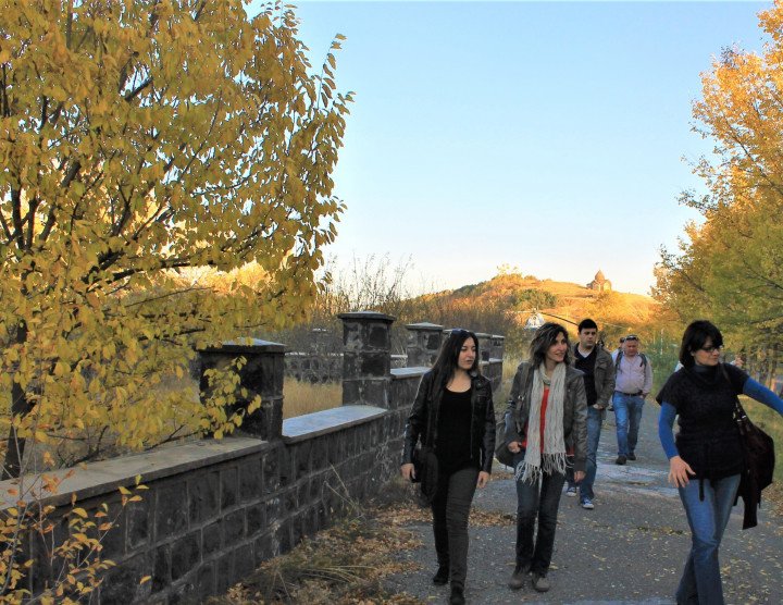 Corporate Trip of "Kaspersky Laboratory", Yerevan. 15-19 October, 2013. Number of participants: 20