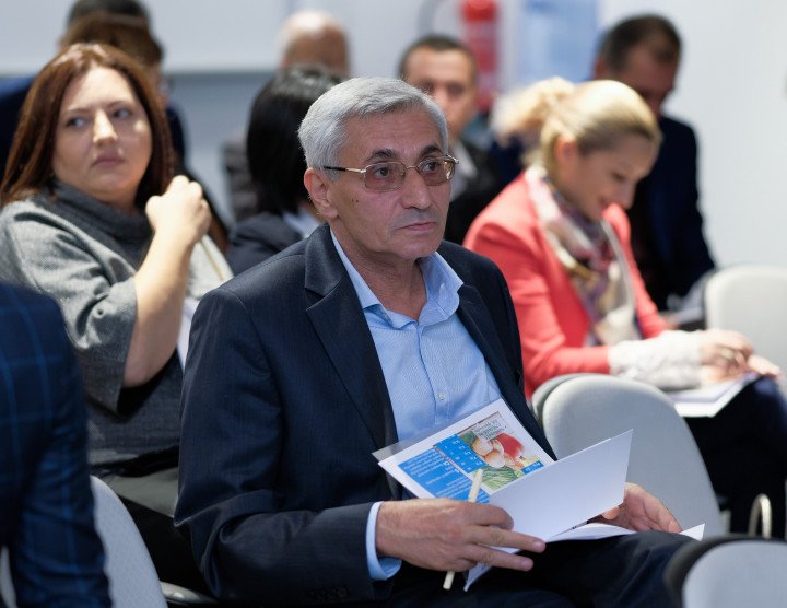 Solutions effectives pour les assurances d'agrobusiness de la part de la compagnie «Eurochimie», Erevan. 24-26 octobre, 2018. Nombre de participants: 70