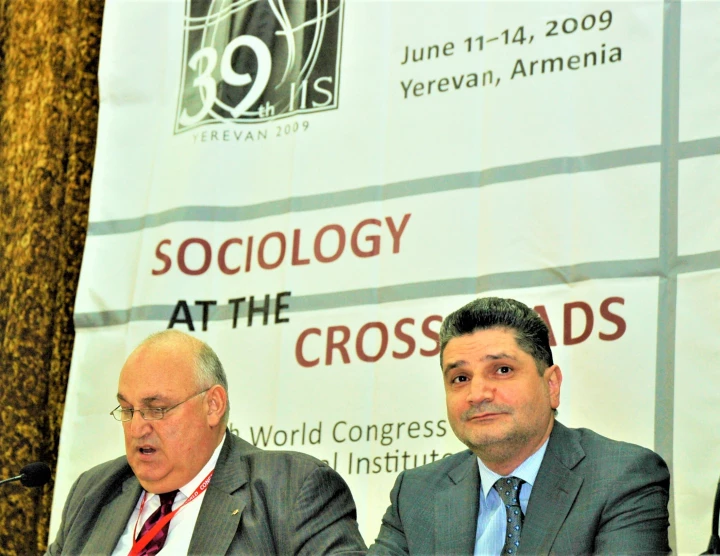 39th IIS World Congress, International Institute of Sociology – "Sociology at the Crossroads", Yerevan. 11-14 June, 2009. Number of participants: 400