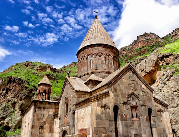 Hripsime and Gayane Churches, Mother Cathedral of Holy Echmiadzin, Zvartnots Temple, Garni Temple, Geghard Monastery