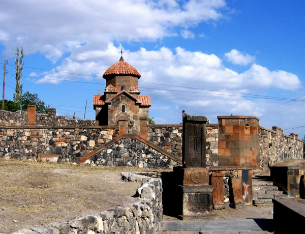 Karmravor Church, Gourmet Dourme Chocolate House, Oshakan, Armenia Wine factory