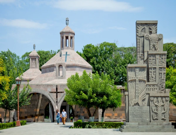 Echmiadzin Cathedral, St. Hripsime, St. Gayane, Gata making, Voskeni wine factory
