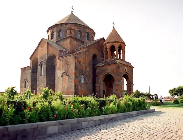 Echmiadzin Cathedral, St. Hripsime, St. Gayane, Gata making, Voskeni wine factory