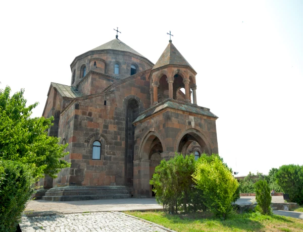 Echmiadzin Cathedral, St. Hripsime, St. Gayane, Gata making, Voskeni wine factory