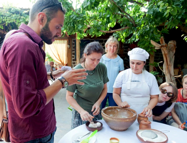 Echmiadzin Cathedral, St. Hripsime, St. Gayane, Gata making, Voskeni wine factory