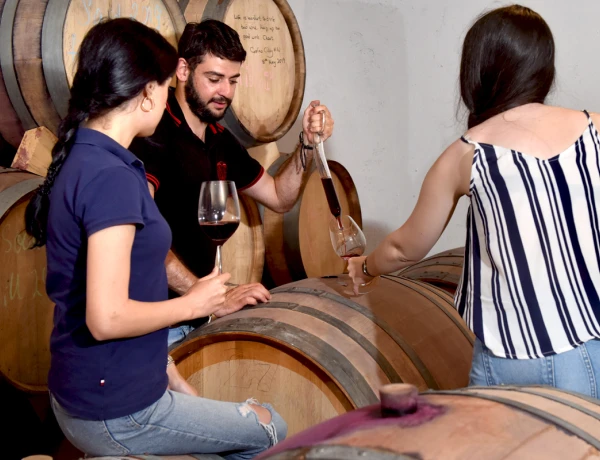 Echmiadzin Cathedral, St. Hripsime, St. Gayane, Gata making, Voskeni wine factory