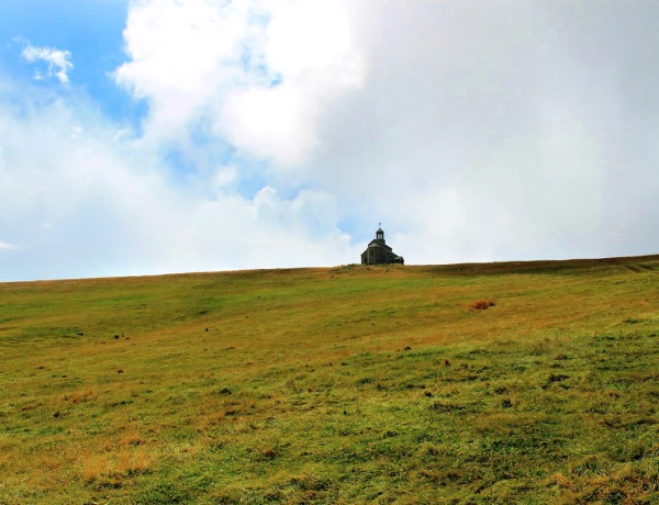 Hiking up Mount Armaghan
