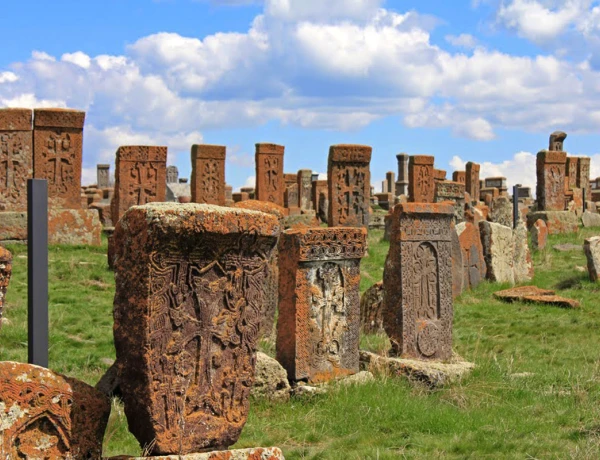 Lake Sevan, Hayravank, Noratus Crosstones, Selim Caravanserai, Hin Areni wine factory, Jermuk, Waterfall