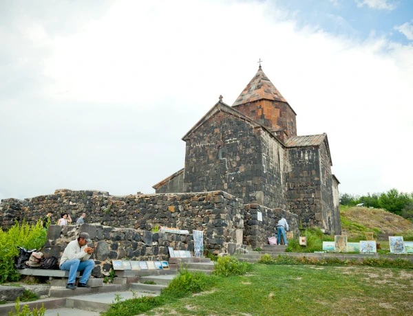 Lake Sevan, Hayravank, Noratus Crosstones, Selim Caravanserai, Hin Areni wine factory, Jermuk, Waterfall