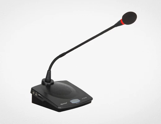 Static gooseneck microphone